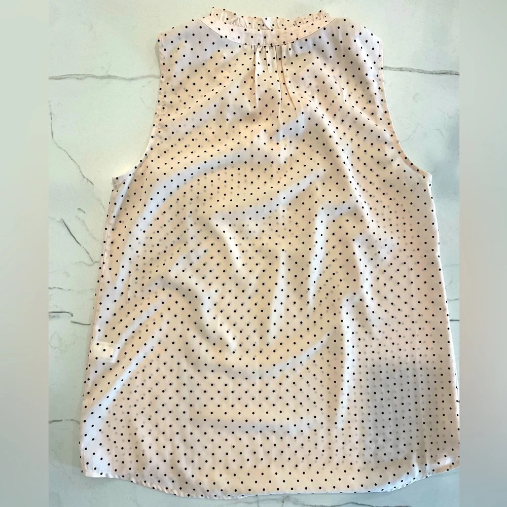 41 Hawthorn Blush Dot Sleeveless Top, Size M - Picture 2 of 2